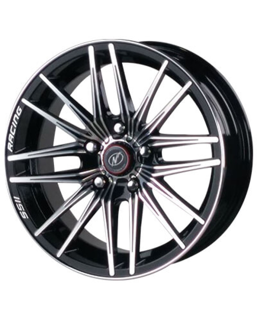 Spider 16in BM finish. The Size of alloy wheel is 16x7.5 inch and the PCD is 8x100/108 (SET OF 4)